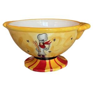 Susan Brinley Certified International Cafe Girl Chef Whimsical‎ Bowl
